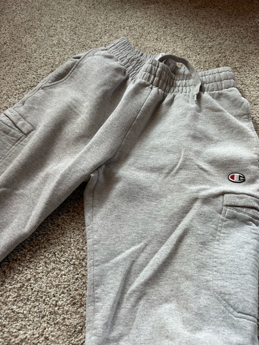 Champion Heather Gray Men's Cargo Joggers